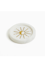 India Indukala Round Moon Incense Holder