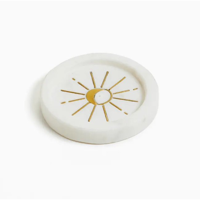 Indukala Round Moon Incense Holder