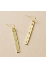India Sitara Starry Linear Earrings, India