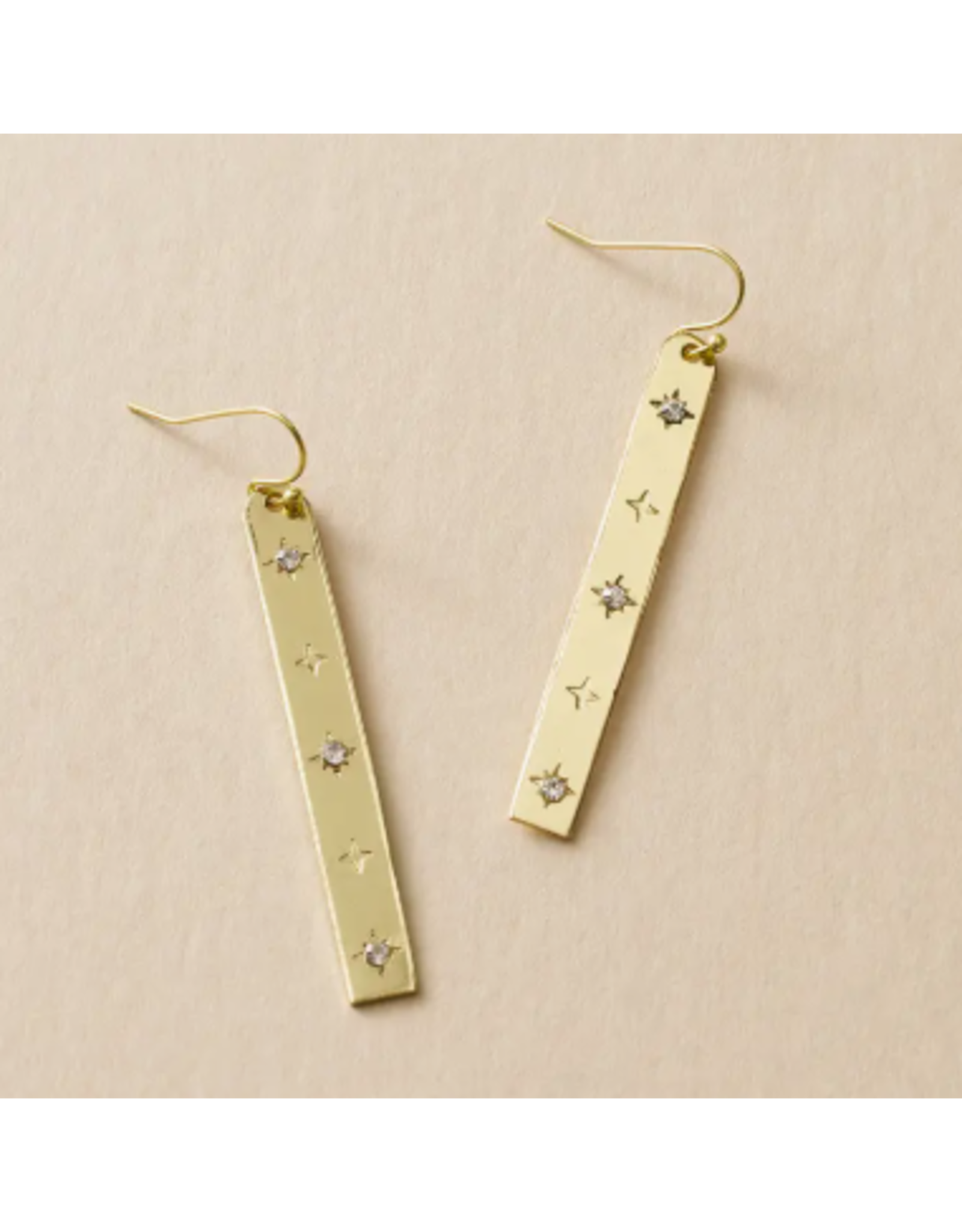 India Sitara Starry Linear Earrings, India