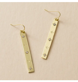 India Sitara Starry Linear Earrings, India