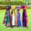 India Kantha Upcycled Sari Scarf