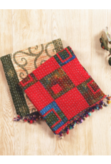 India Kantha Upcycled Sari Scarf, India