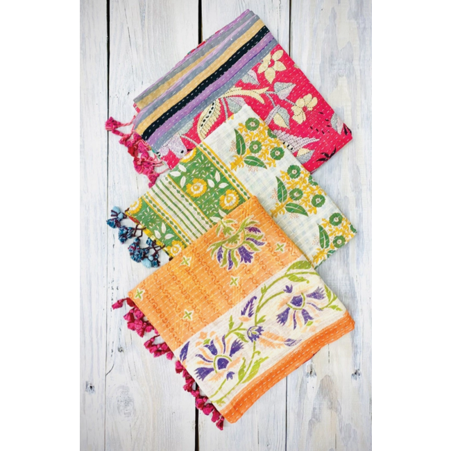 Kantha Upcycled Sari Scarf