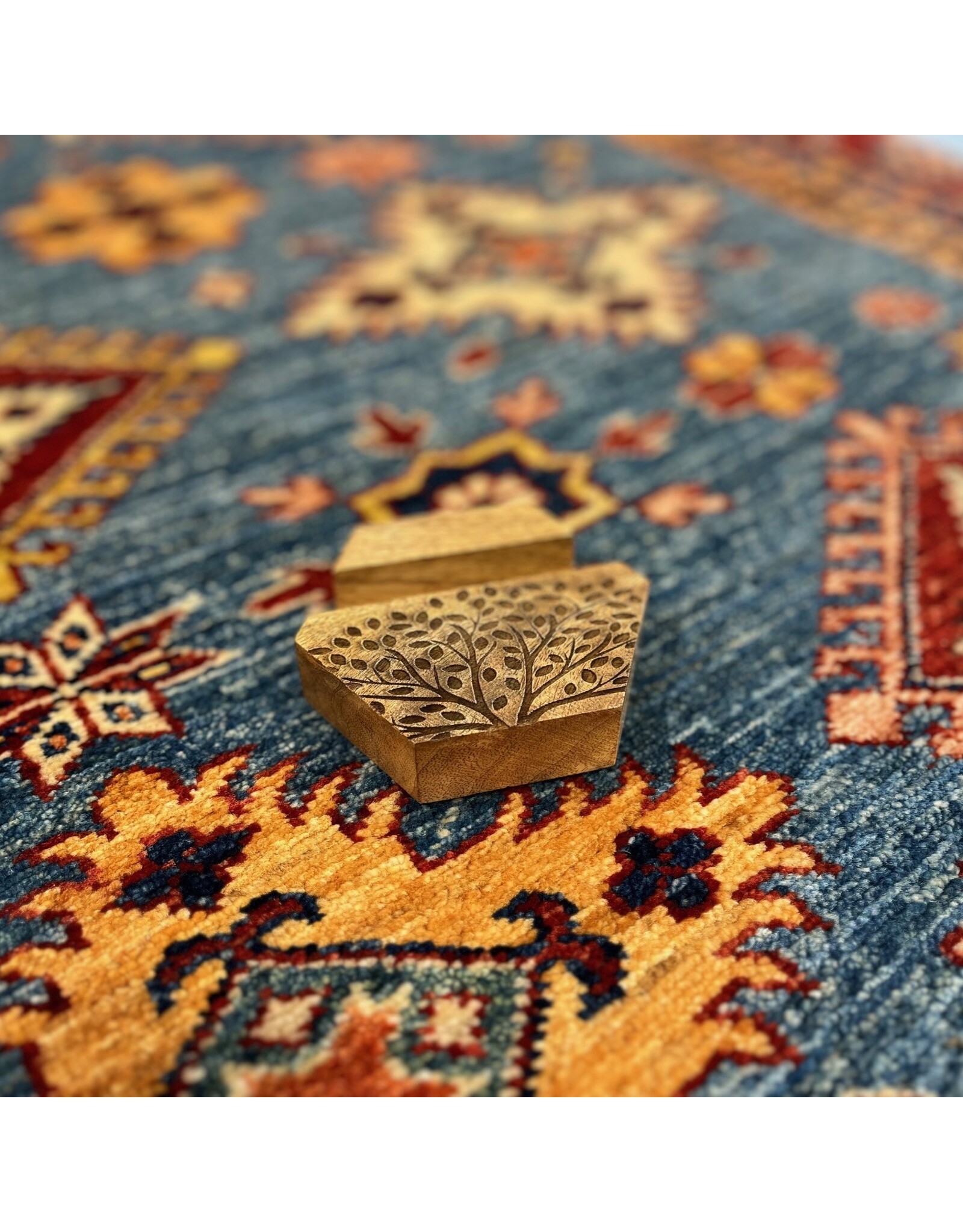 India Tree Motif Phone Stand, India