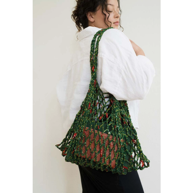 Tokari Upcycled Sari Market Tote