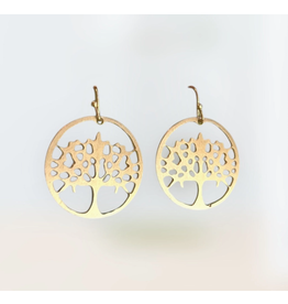 India Tree of Harmony Earrings in Gold, India