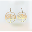 India Earrings  - Tree of Harmony in Gold