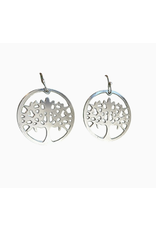 India Tree of Harmony Earrings in Silver, India