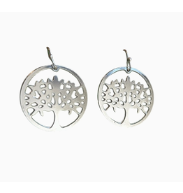 India Tree of Harmony Earrings in Silver, India