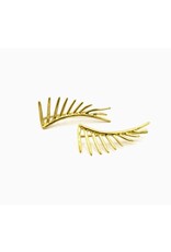 India Black Swan Winged Earrings, India