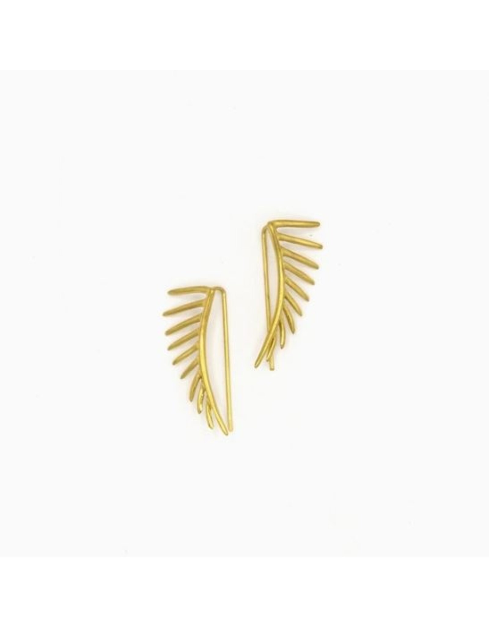 India Black Swan Winged Earrings, India