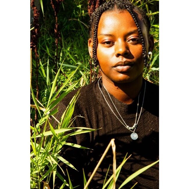 Globe Pendant Silver Necklace