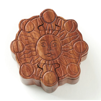 India Puzzle Box - Sun