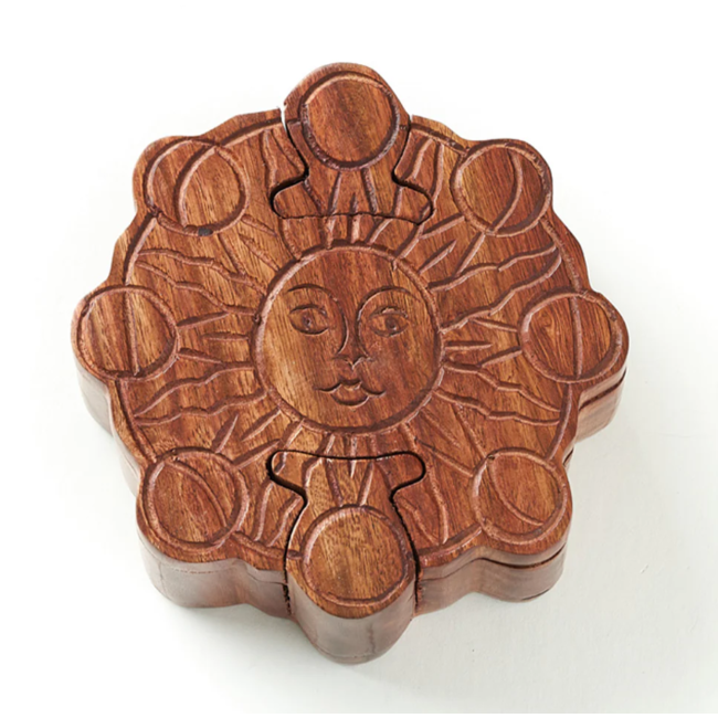 Sun Puzzle Box