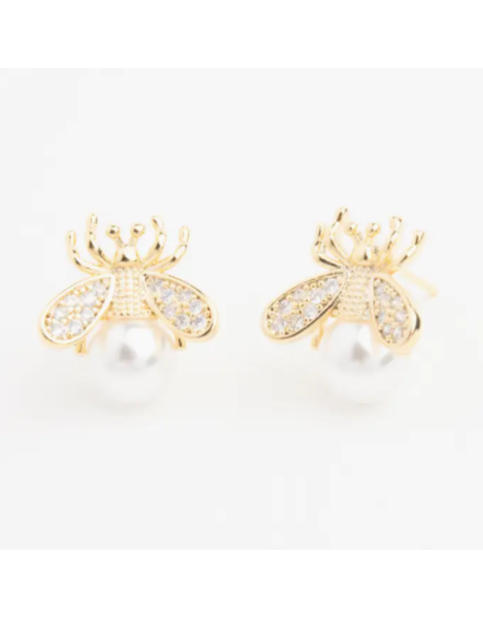 China Queen Bee Pearl Earrings, China