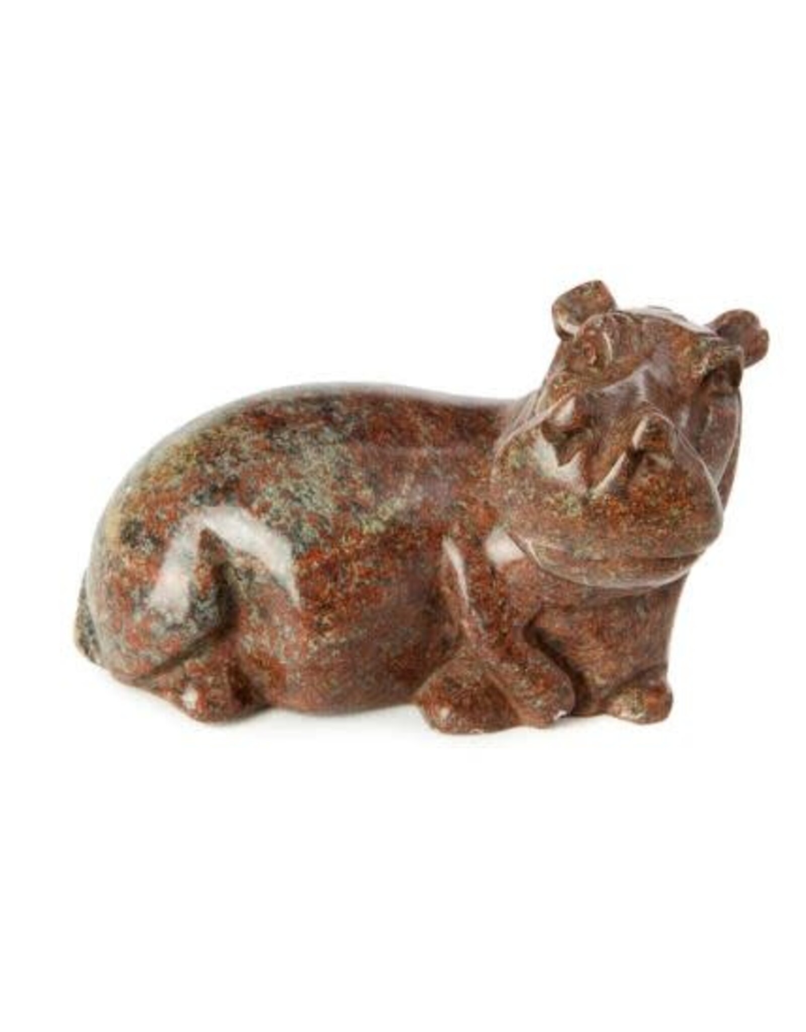 Zimbabwe Serpentine Hippo Sculpture, Zimbabwe