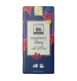 Endangered Species - 60% Dark Chocolate w/ Raspberry Filling 85g