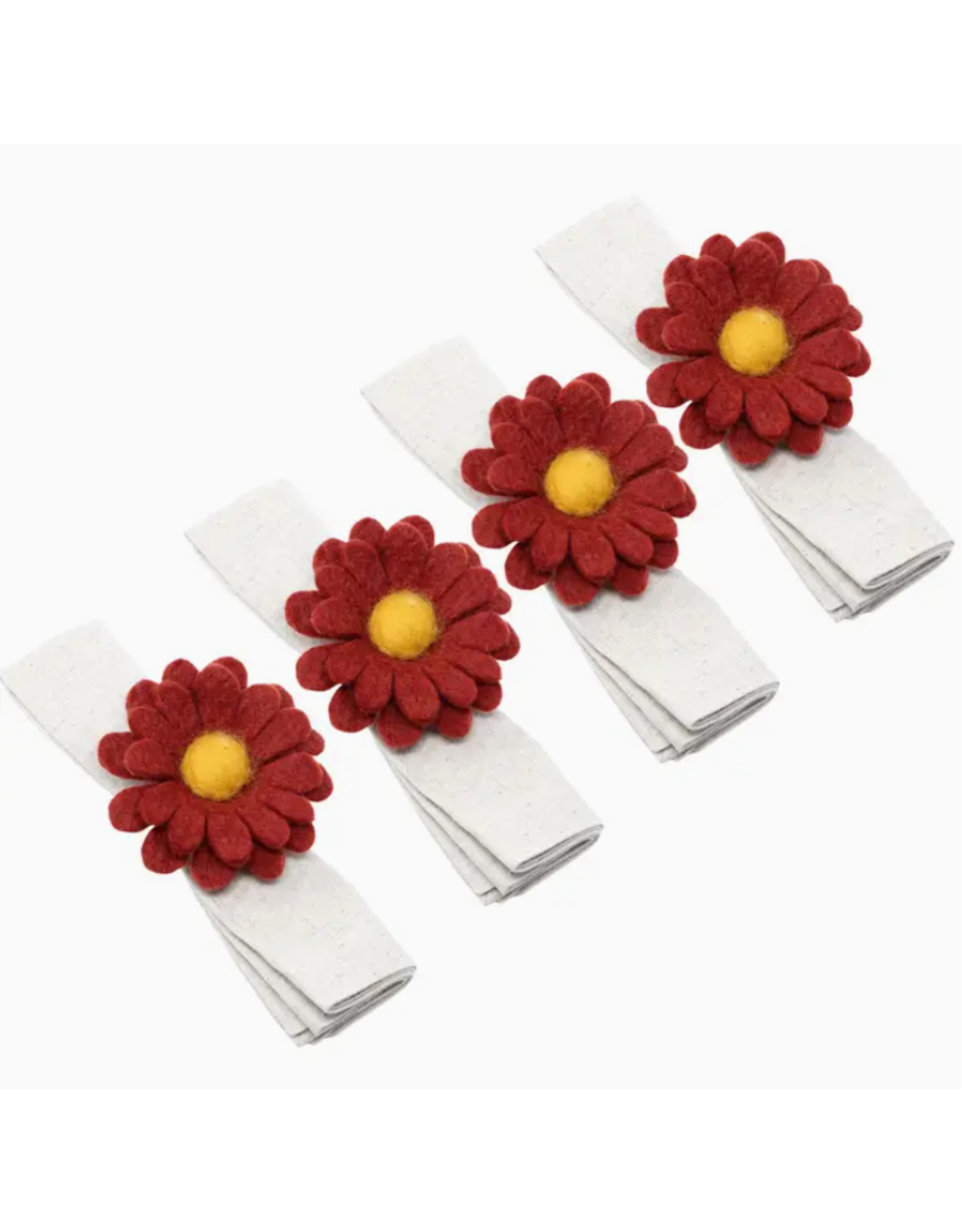 Nepal Autumn Gerbera Napkin Ring, Nepal