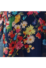India Raseela Blue Floral Modal Topper, India