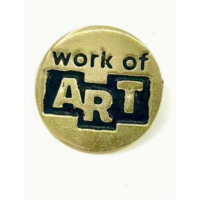 Work of Art Brass Pin