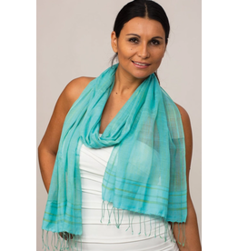 India Priti Turquoise Scarf, India