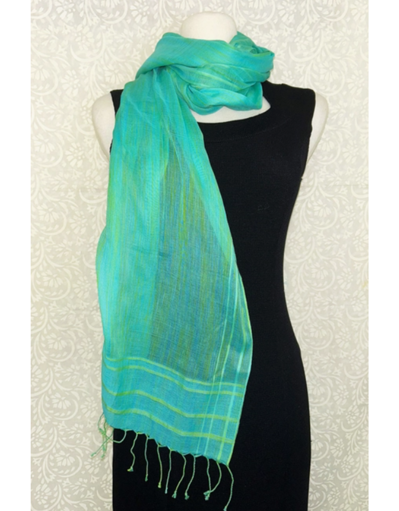 India Priti Turquoise Scarf, India