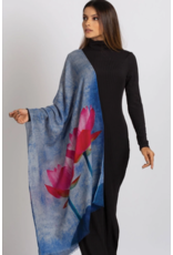 India Reena Lotus Wool Shawl, India
