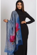 India Reena Lotus Wool Shawl, India