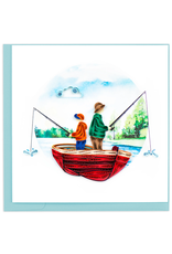 Vietnam Quilled Father's Day Fishing Card, Vietnam