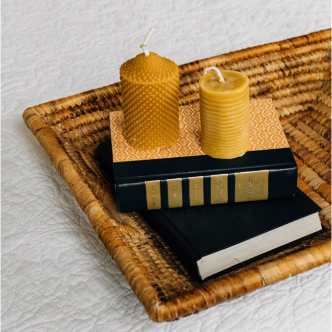 Banana Leaf Tapered Tray