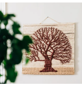 India Jute Tree of Life Wall Hanging, India