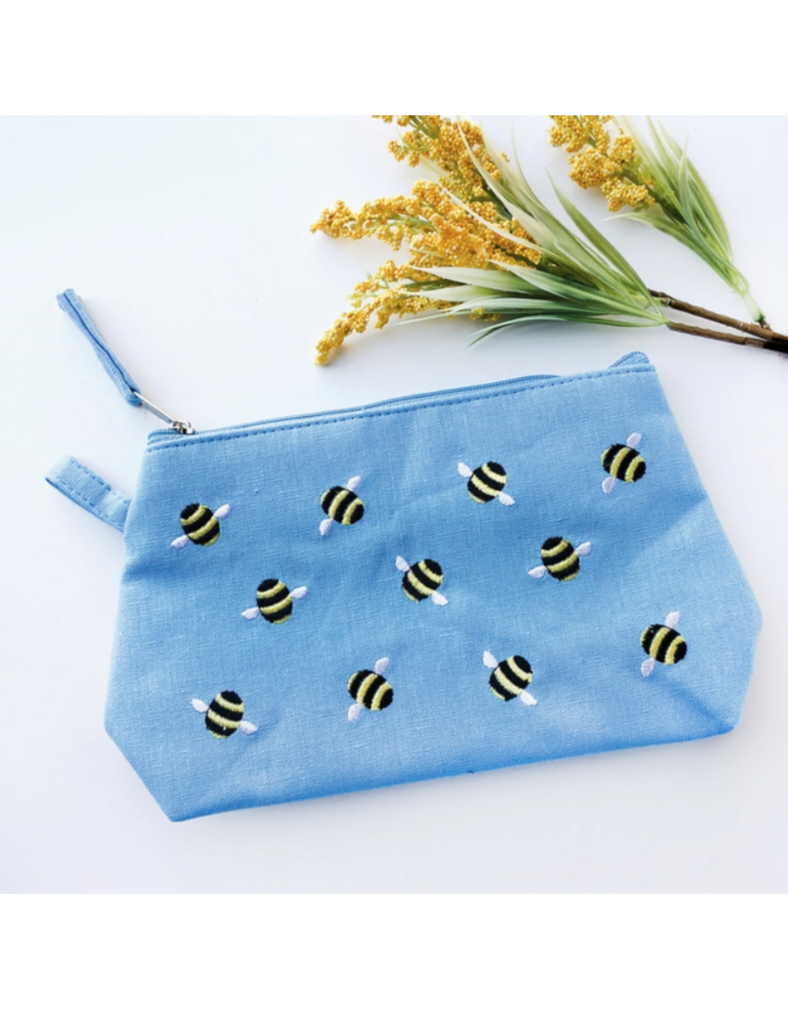 Vietnam Bee Cosmetic Case - Blue