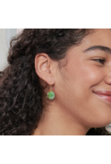 India Marbled Glass Drop Earrings, India
