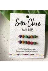 India Upcycled Sari Chic Hair Pins, India