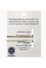 India Upcycled Sari Chic Hair Pins, India