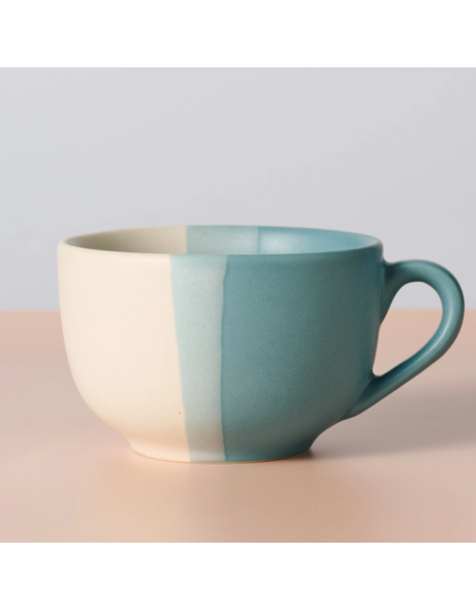 India Pheeka Striped Jumbo Mug w/ Spoon, India