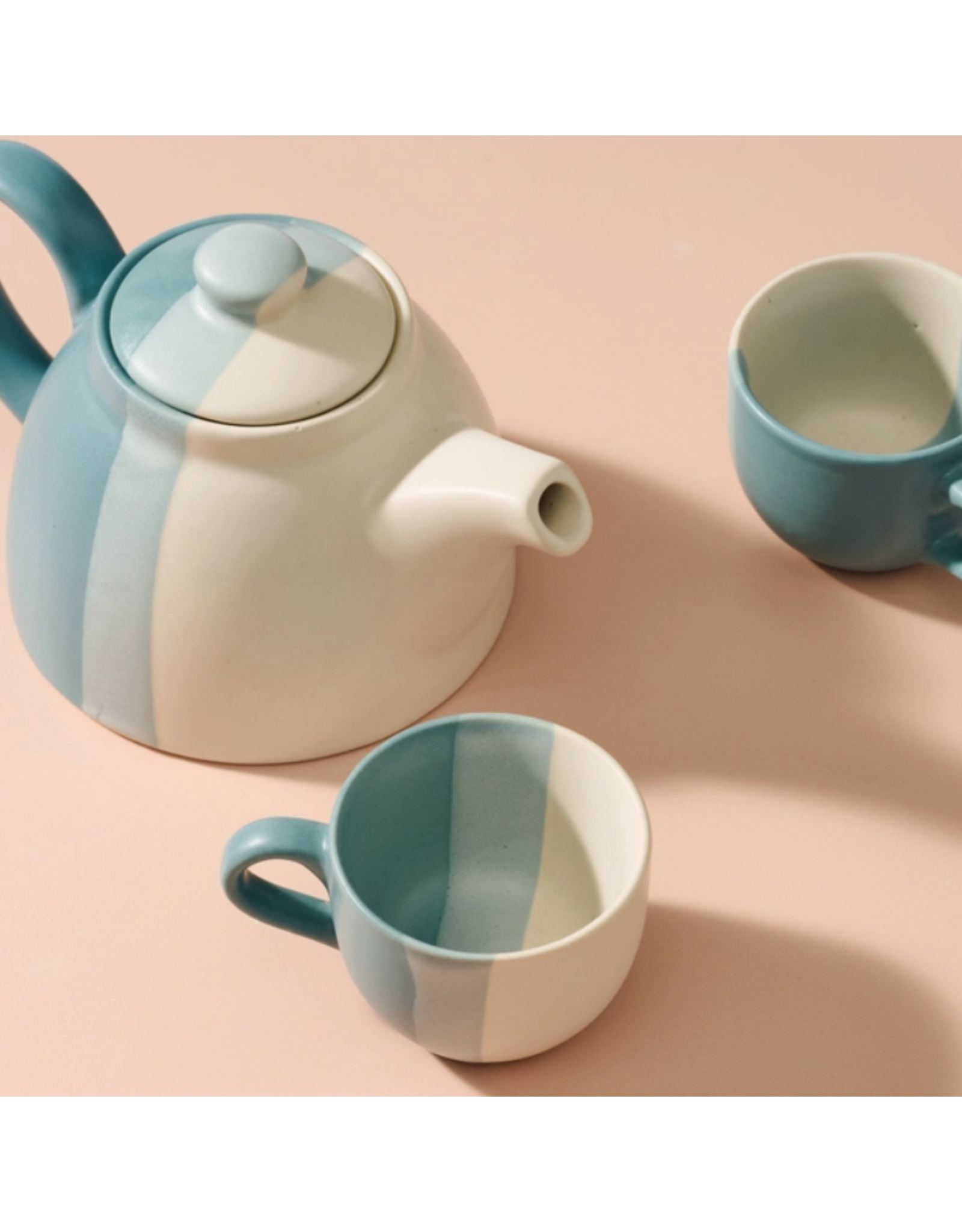 India Pheeka Striped Teapot, India