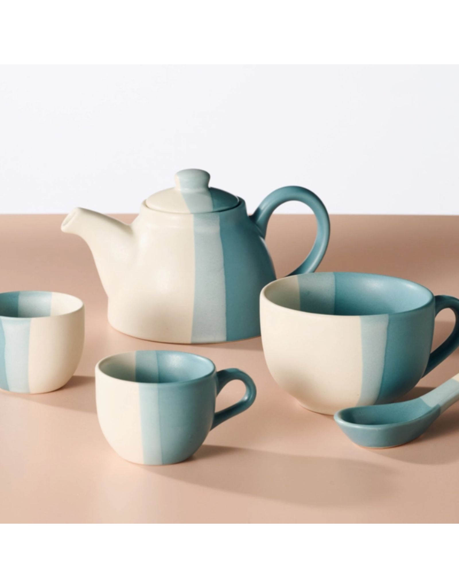 India Pheeka Striped Teapot, India