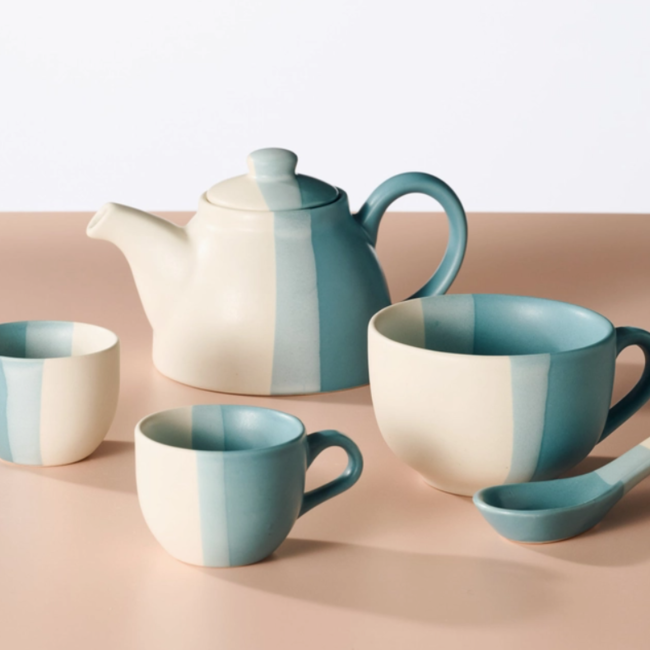 Pheeka Striped Teapot