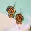 India Rosas Langka Wood Earrings