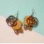 Rosas Langka Wood Earrings
