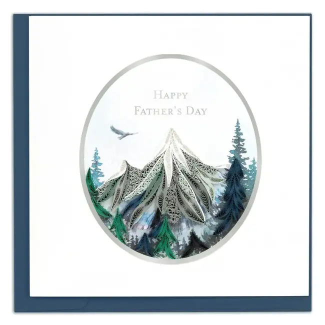 Quilling Card - Father's Day Mountain