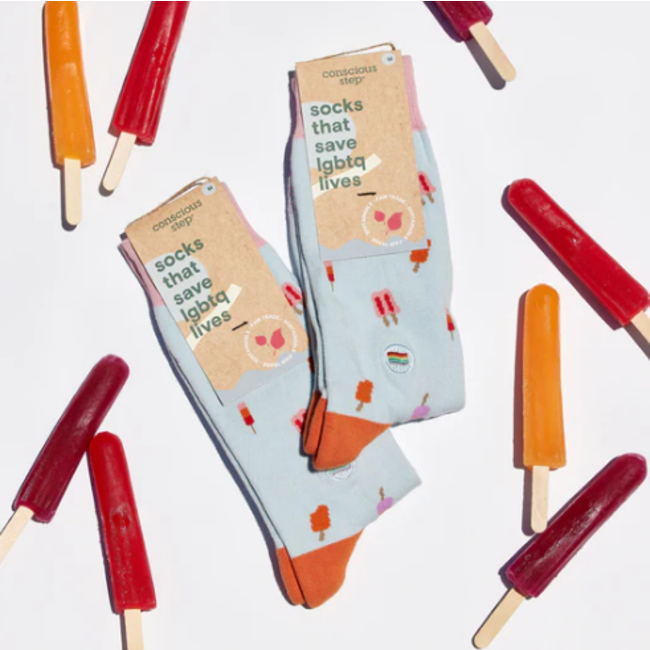 Crew Socks That Save LGBTQ Lives - Popsicles