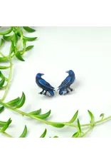 Colombia Raven Stud Earrings