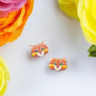 Colombia Cat Stud Earrings Colombia Cat Stud Earrings
