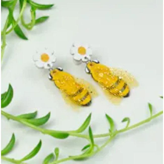 Earrings  - Bumble Bee