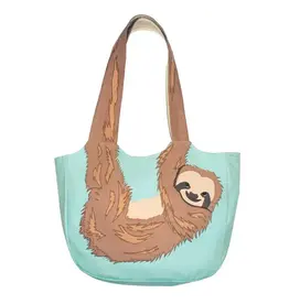 India Cotton Shoulder Bag - Sloth, India