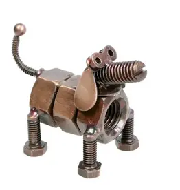India Recycled Metal Sculpture - Dog, India