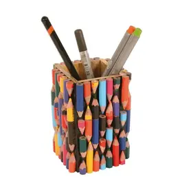 India Recycled Crayons Pen/Pencil Pot